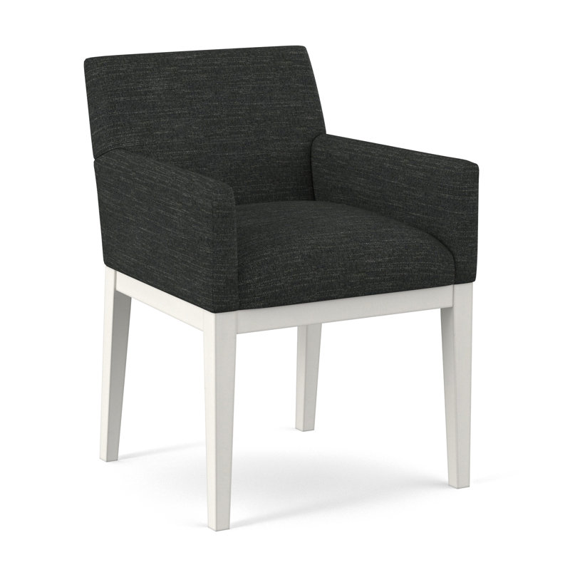 Upholstered Arm Chair, Applause Bravo, White