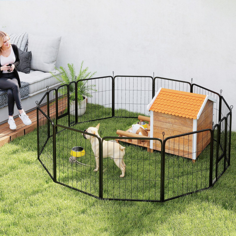 Urbanpaw 80.00cm H Panel Steel Exercise Pen With Door