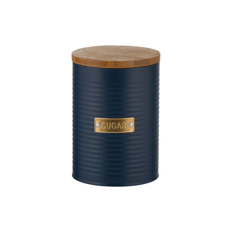 Typhoon Otto 3 Piece Coffee, Tea & Sugar Jar, Navy Blue