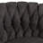 Austin Allen James - Fabric Abraam Chair - Black Upholstery with Polished Gold Frame-1339239308-1339239310