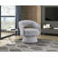 Moderne luxueux fauteuil d'appoint pivotant en velours côtelé moelleux en bois massif, meubles de maison élégants 1pc-800592908