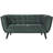 Bestow Upholstered Velvet Button-Tufted Loveseat-218735058