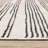 Harlow Etched Stripes Black/ Beige Area Rug-535209383