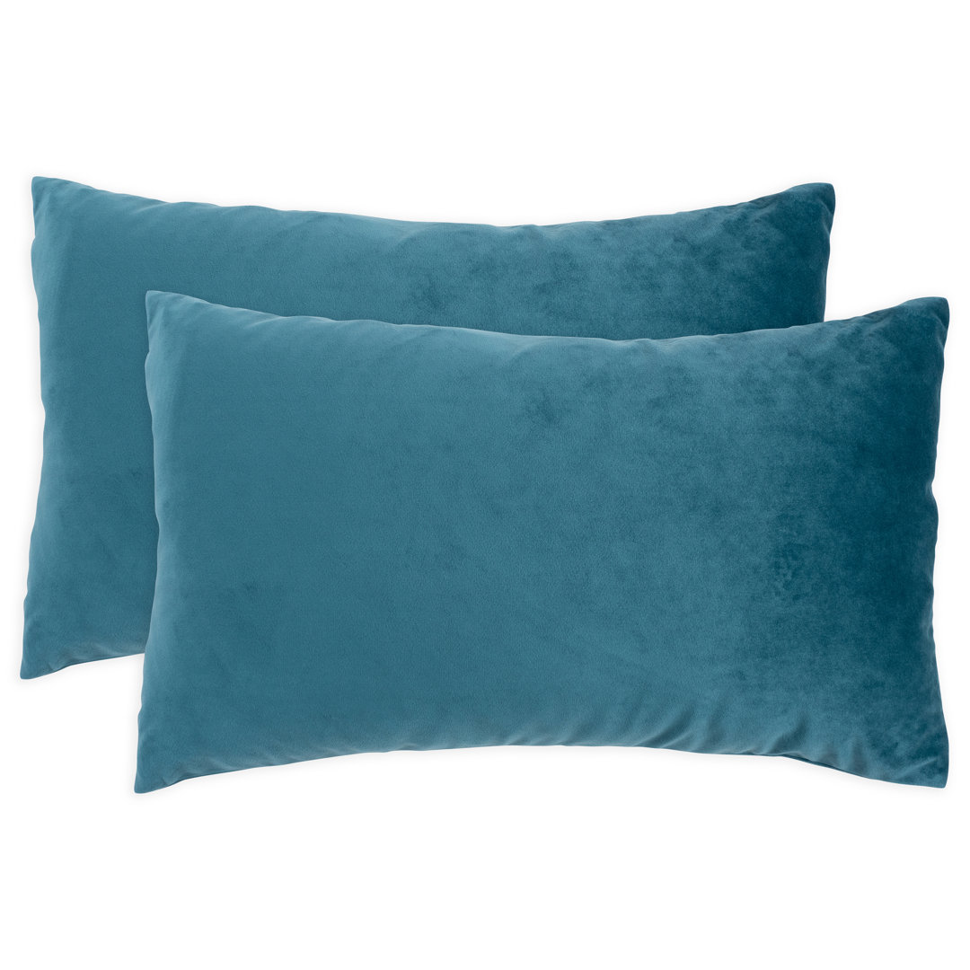 Velvet Pillows Rectangular Pillow Cover (Set of 2) KAF Home 