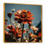 Rayon rouge Zinnias - art mural Zinnias-245348705-245348712