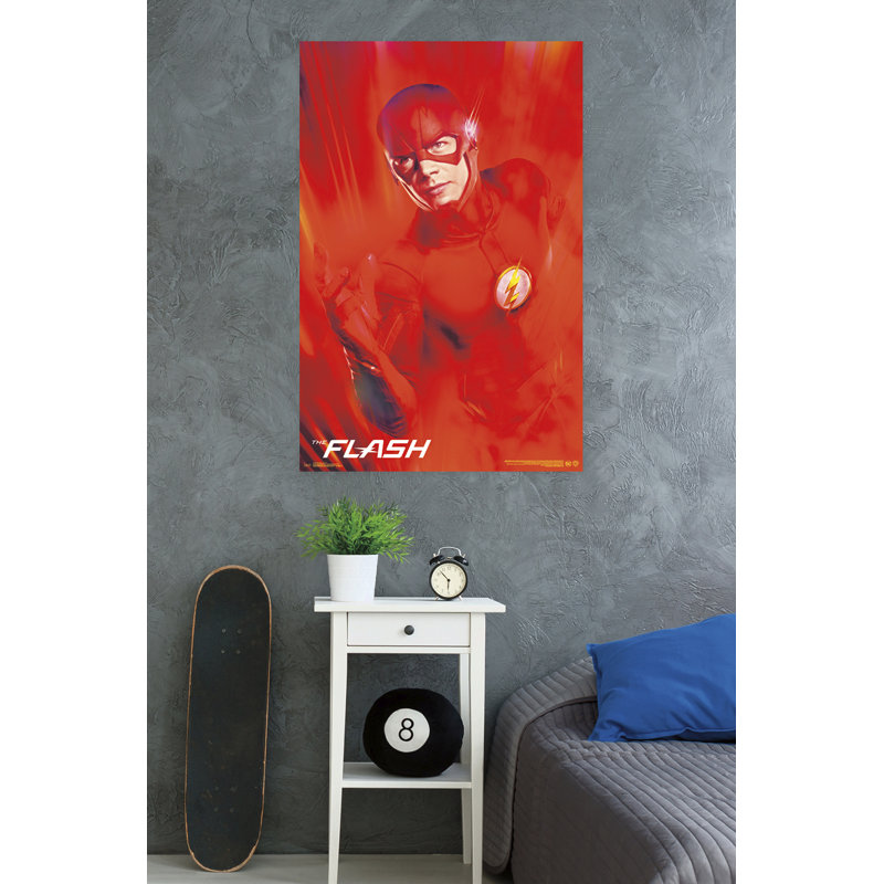 The Flash Red Key Art Unframed Poster