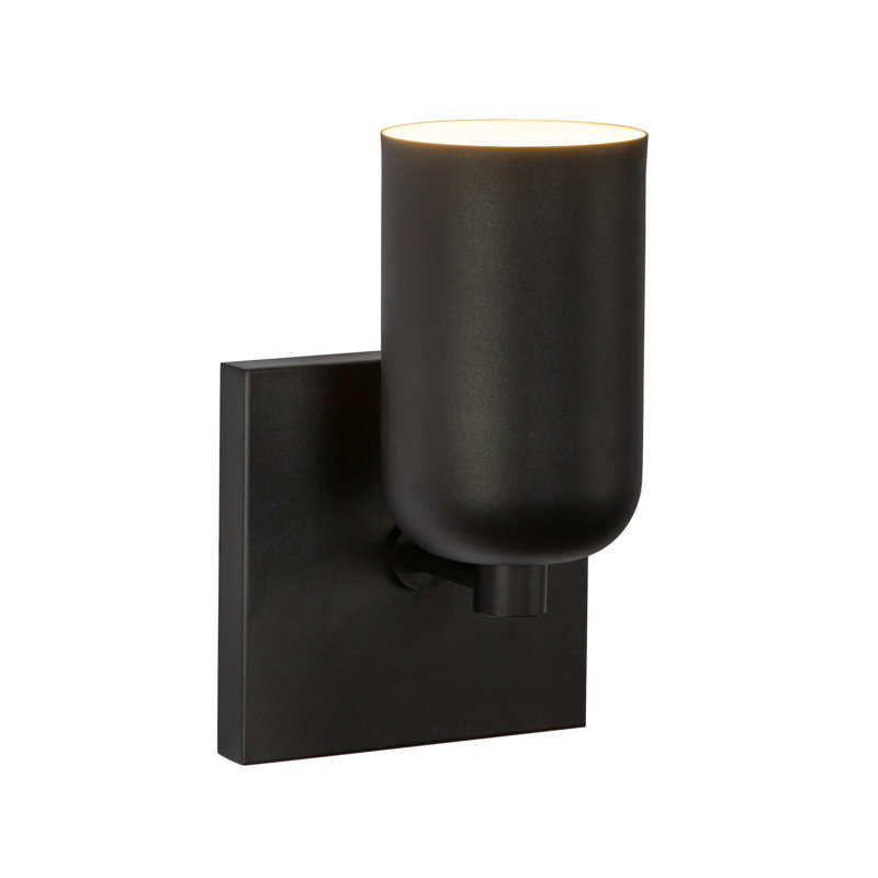 Nola 1 - Light Armed Sconce, Black