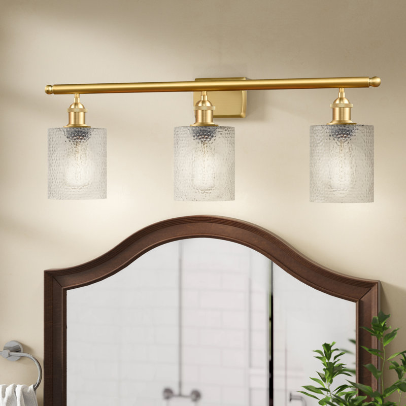 Leilani 3 - Light Dimmable Vanity Light, Satin Gold