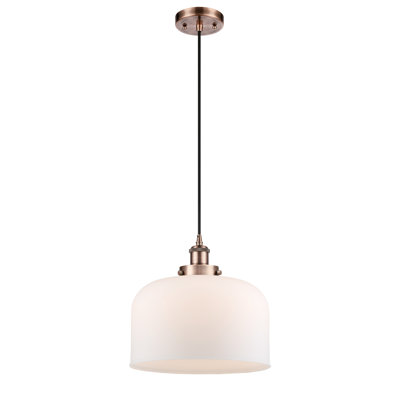 Pamelia 12" W 1-Light Dimmable Mini Pendant