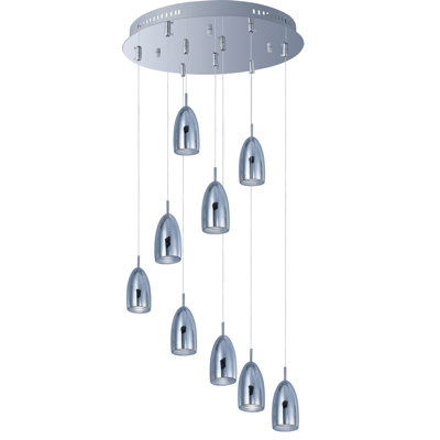 Adwin 9 - Light LED Cluster Pendant