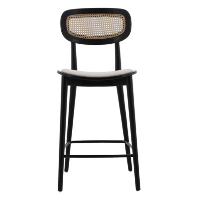 Lora 39" Tall Counter Stool, Cream