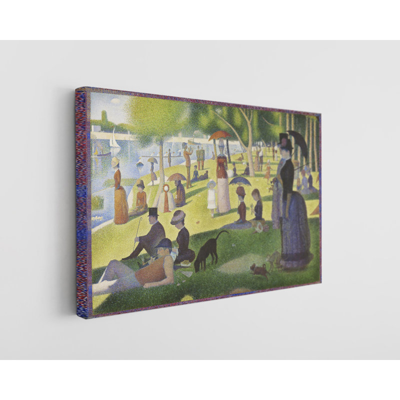 «A Sunday On La Grande Jatte», reproduction sur toile tendue, H 30 po x l 20 po x P 1 po