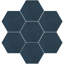 Solid Hex 8" x 9" Cement Wall & Floor Tile-67007941
