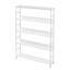 Bibliothèque à 5 niveaux avec bibliothèque ouverte et structure en métal, solution de rangement durable et élégante pour les livres et la décoration