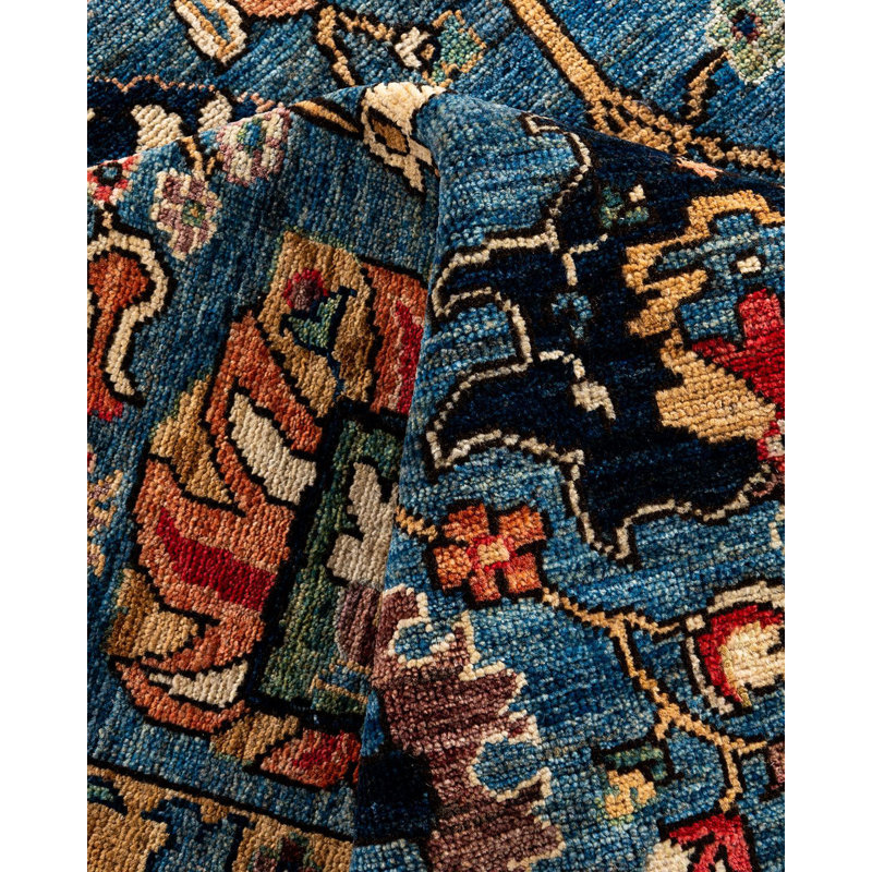 Serapi One-of-a-Kind 8' 0" X 9' 8" Hand Knotted Area Rug