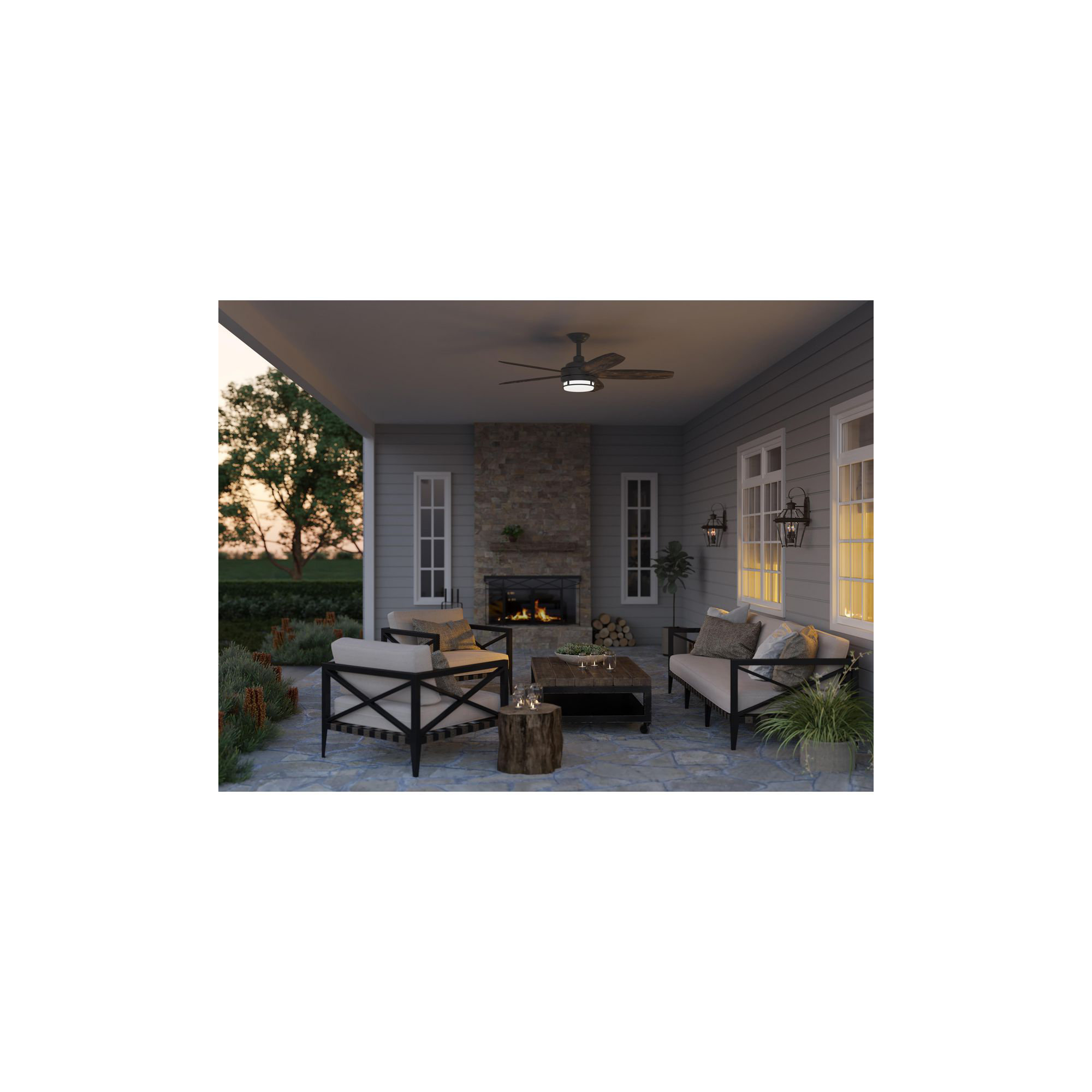 Calais 2 Light Empire Outdoor Wall Light, Antique Bronze