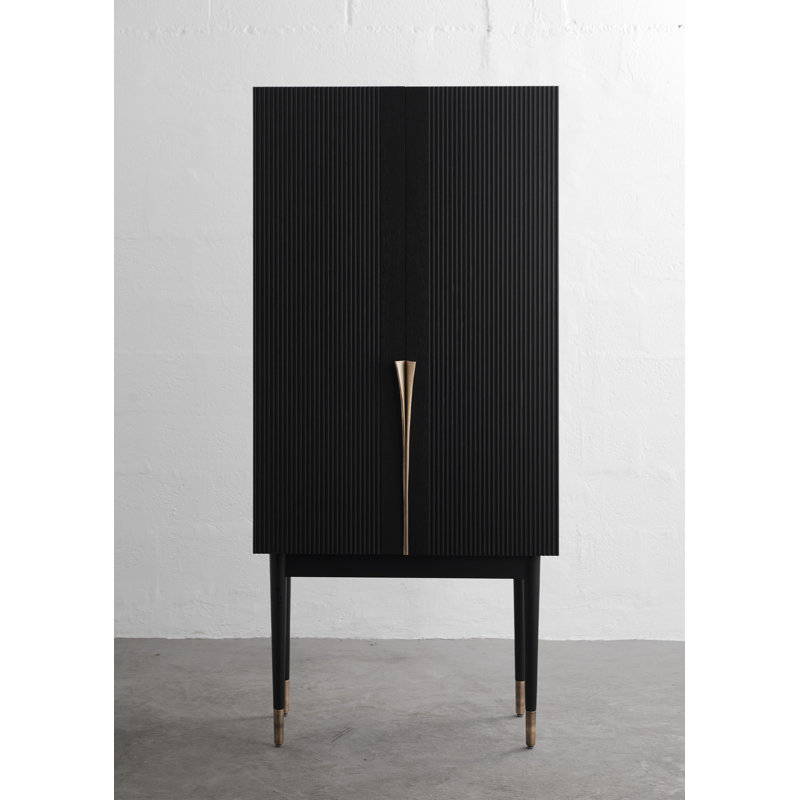 Perfidia Solid Wood Bar Cabinet