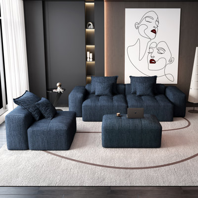 Boneless Modern Oversized Modular Sectional Sofa