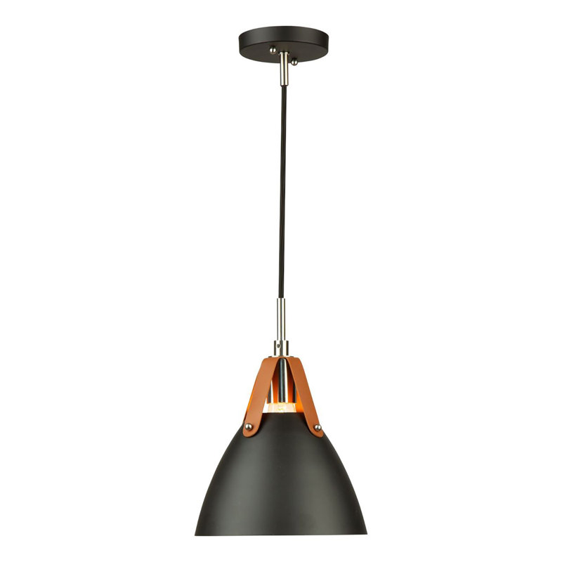Luminaire suspendu 1 lumière Tote, H 11,5 po x l 9 po x P 9 po
