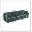 Canapé 3 places en tissu chenille profond-1689838326