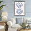 Cadre flottant Delicate Toile Seashells, design par Leted and Lined-959031784-959031785