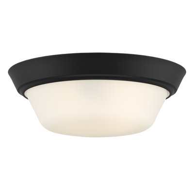 Edessa Flush Mount with Satin Etched Glass