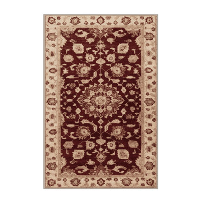 Tapis brun lavable à la machine
