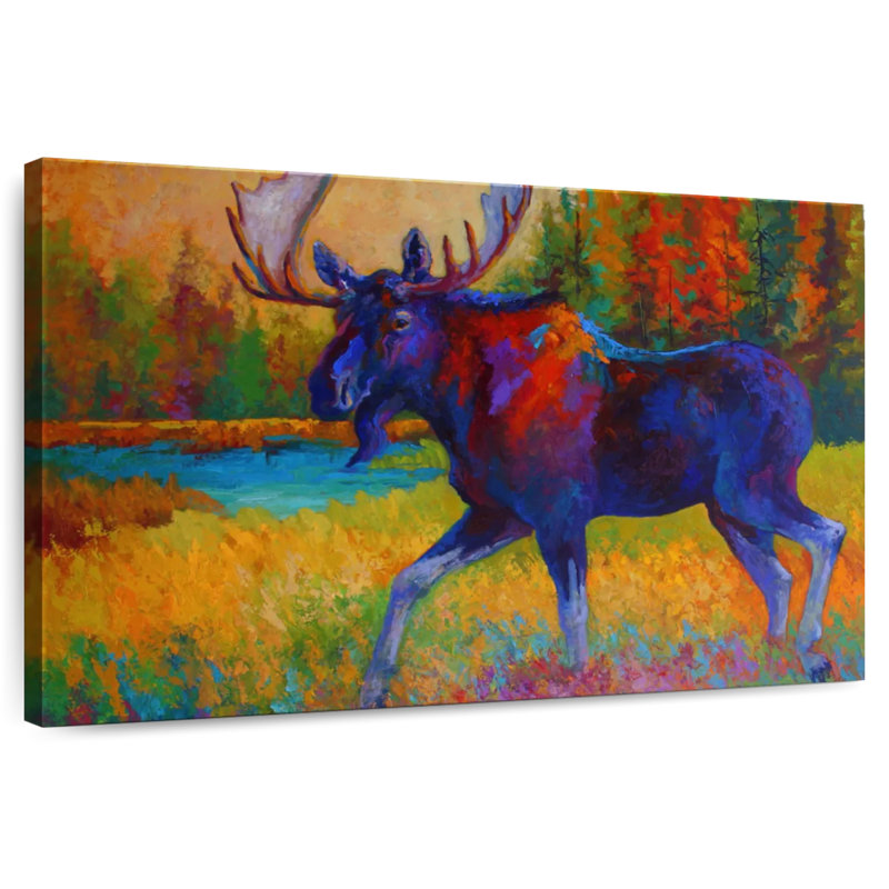 Brampt Majestic Moose, 32" H x 48" W