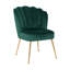 Chaise d'appoint rembourrée en velours Pippa-66203114-66203113
