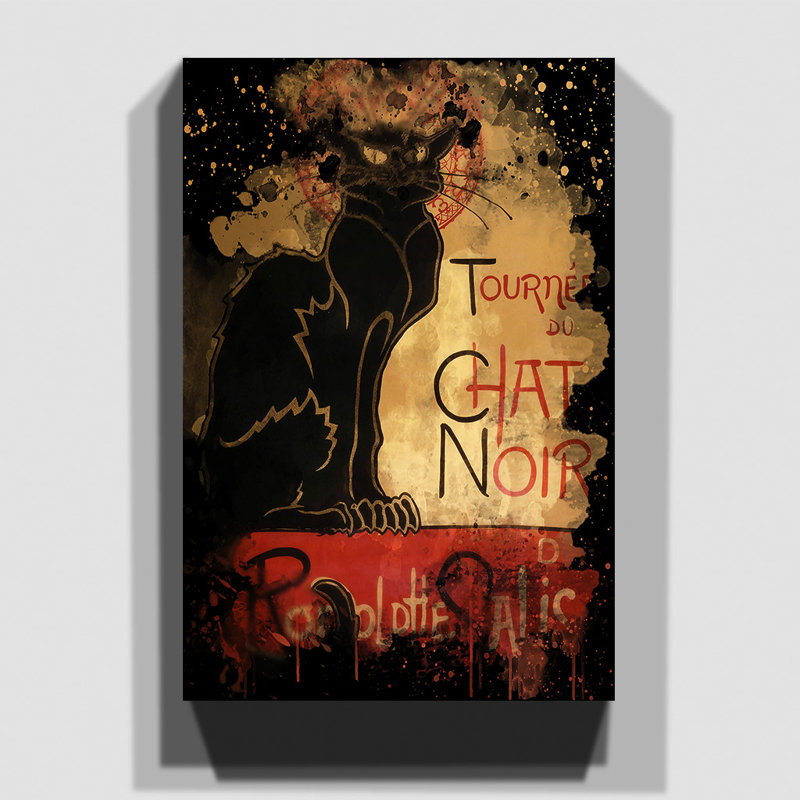 Theophile Steinlen - Wrapped Canvas, 50cm H x 35cm W