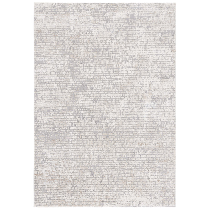 Tapis gris / gris foncé Hanna 115, Tapis de couloir 2 pi x 8 pi