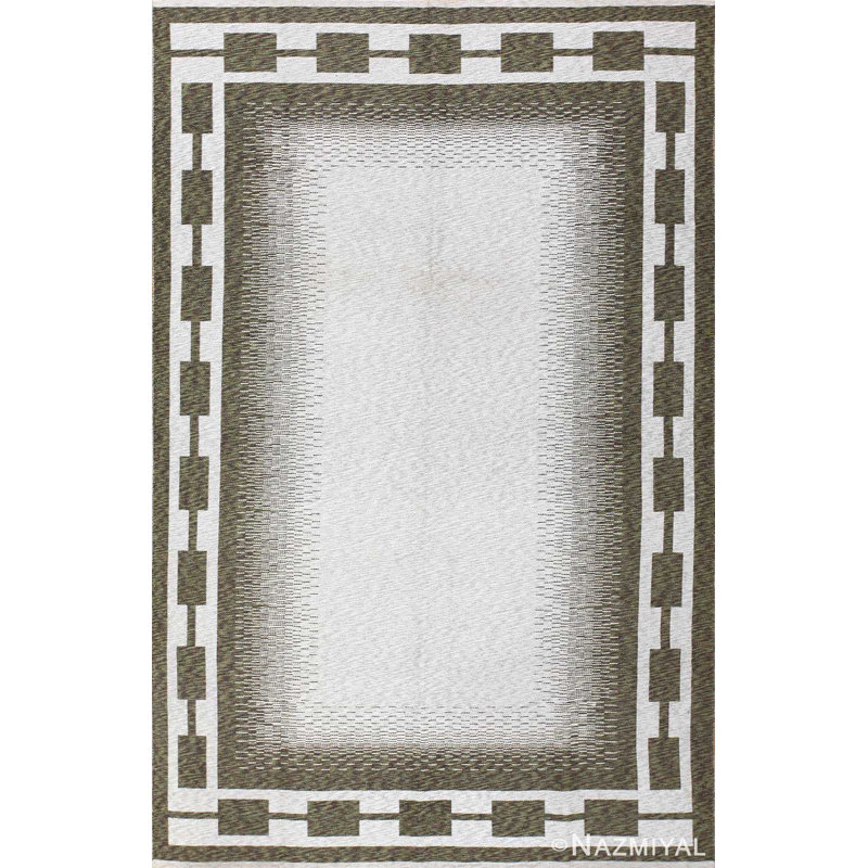 Scandinavian One-of-a-Kind Rectangle 6'3" X 9'5" Area Rug