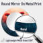 Scatter The Seeds In Bold Hues Abstract I - Miroir pissenlit, décoration murale - imprimé sur métal-215261044
