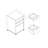 Home Office Desk With Modesty Panel And Detached File Cabinet On Locking Wheels With Two Drawers File Drawer Cubby Shelf Metal Bar Handle Red Cocoa Color