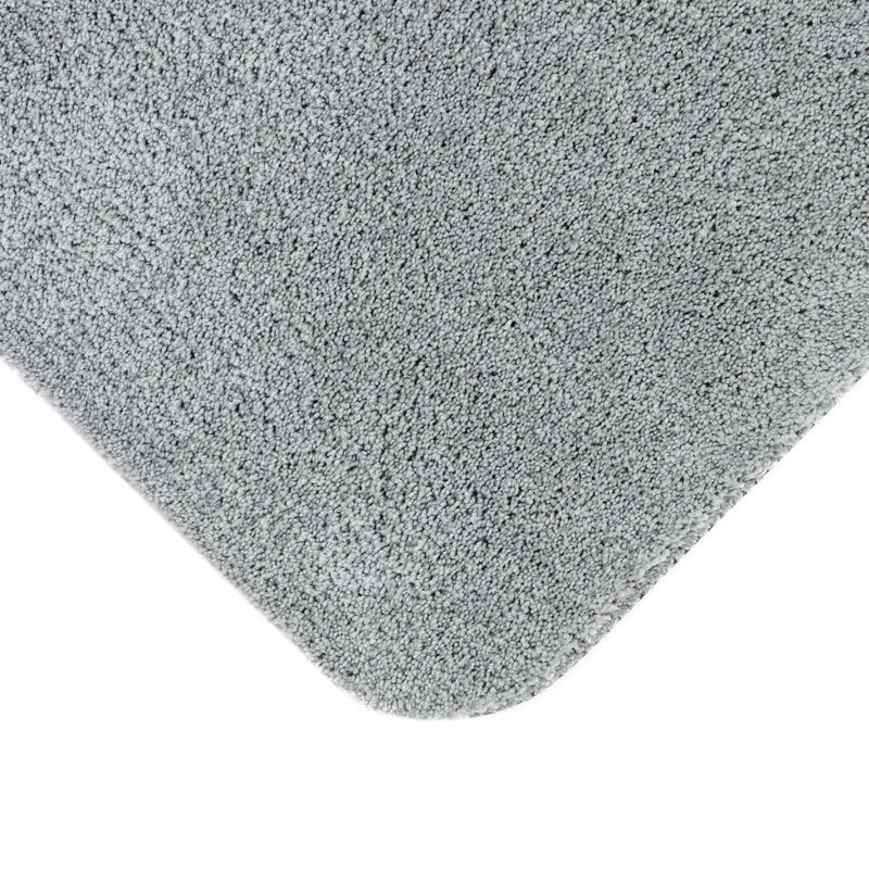 Non-Slip Bath Rug, Light Grey, 60 x 100cm