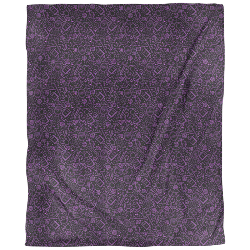 Tissu rpg lines, Coton peigné de base, L 56 po x l 36 po, Violet