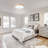 1-White LED dimmable ceiling light