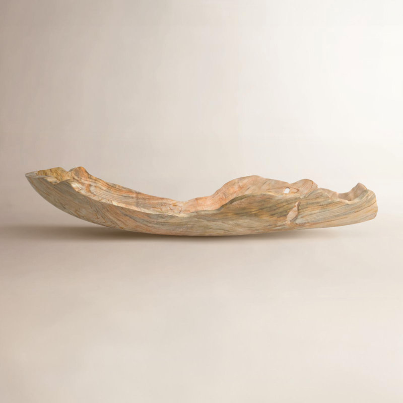 Kensli Solid Wood Decorative Bowl - Set of 1