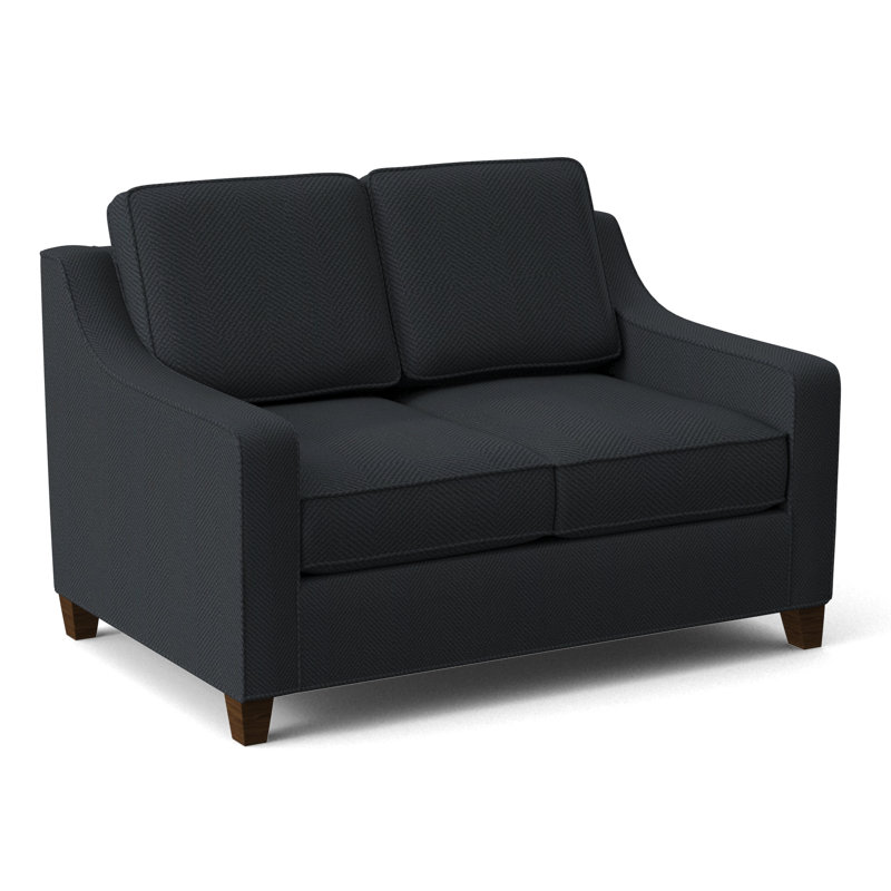 Clark 54" Square Arm Sofa Bed, Kanji Putty, Montana Walnut