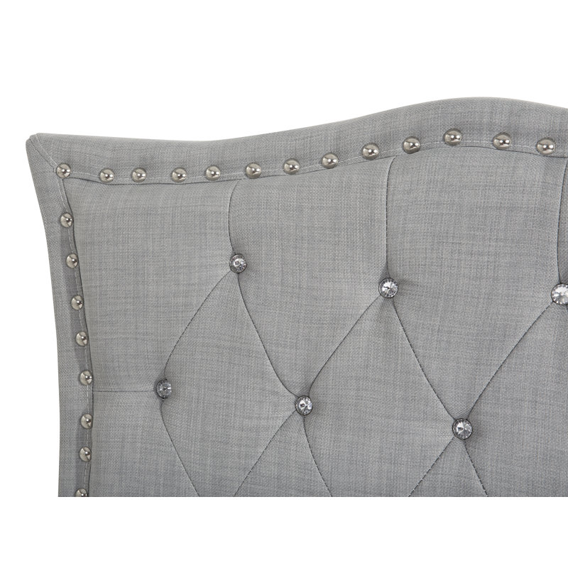 Upholstered Ottoman Storage Bed, European Super King (180 x 200 cm), Grey