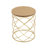 Golden Side Table [MDF TOP+ METAL FRAME]