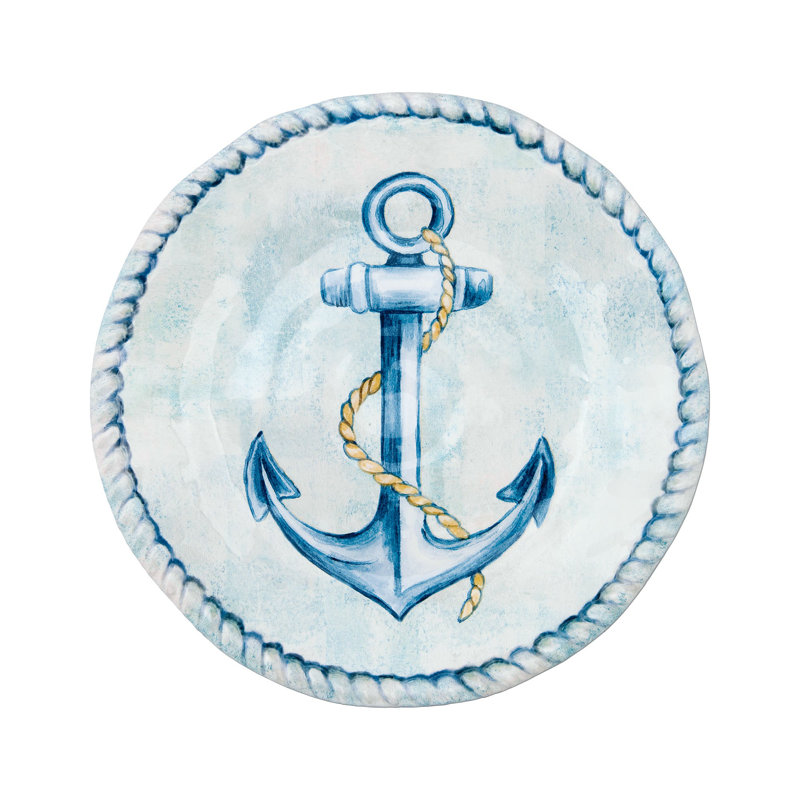 6-Piece Sail Away 9" Melamine Plate