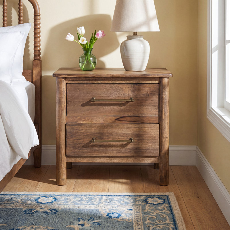 Quinn Solid Wood Nightstand