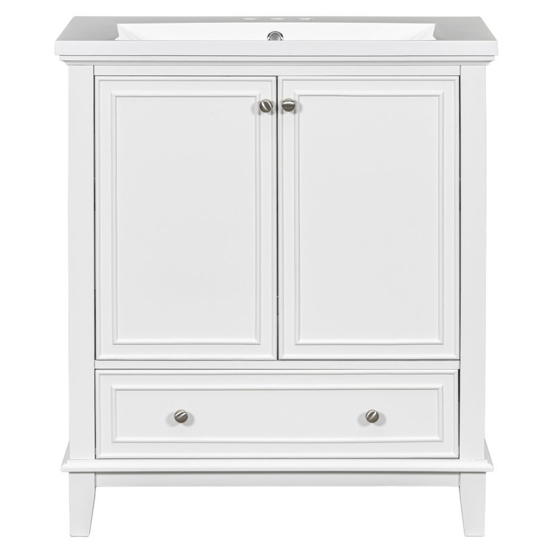 Meuble-lavabo 30 po Modern, Blanc