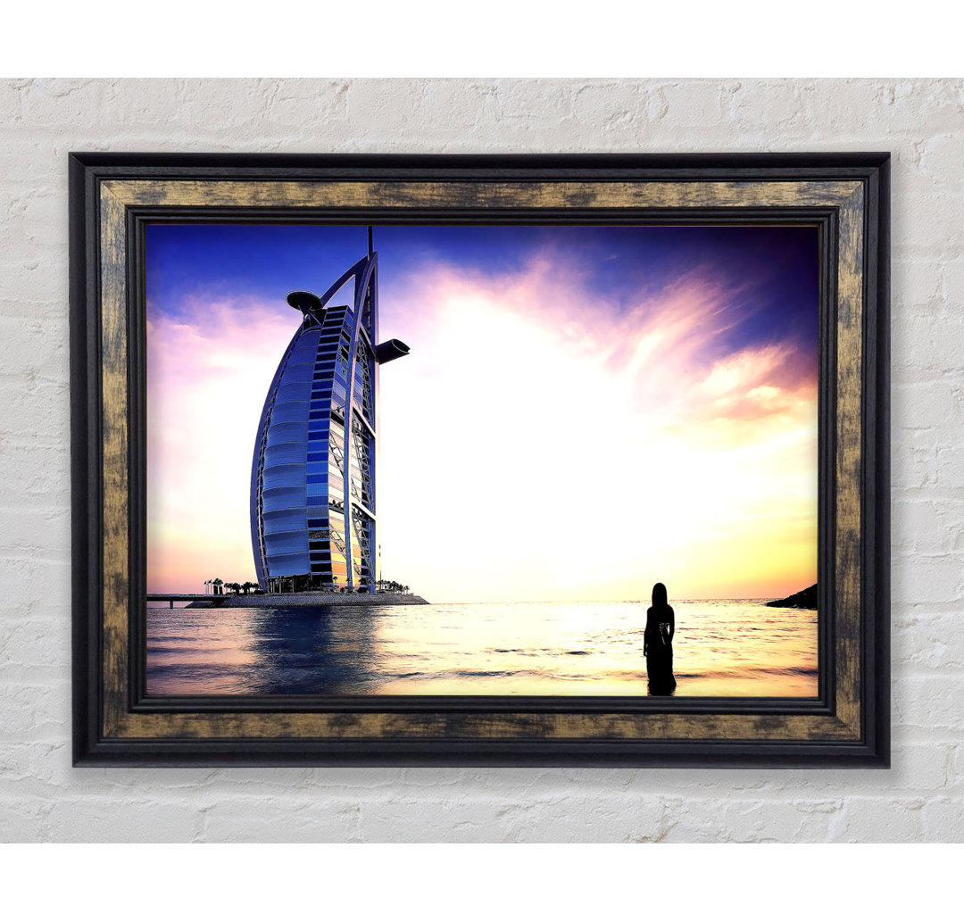 Burj Al Arab Dubai - Einzelner Bilderrahmen Kunstdrucke