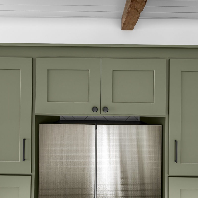 Oven Cabinet, 15", Sage Green