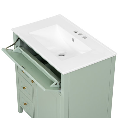 Meuble-lavabo de salle de bain avec lavabo