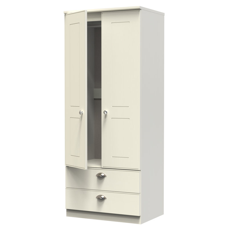 Conners Manufactured Wood Wardrobe, Cream Ash