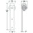 37'' x 84'' Solid + Manufactured Wood Glass without Installation Hardware Kit Barn Door