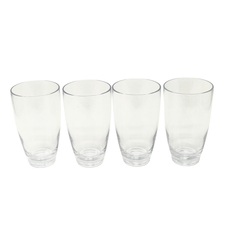 Trenya 18oz. Acrylic Highball Glass Set